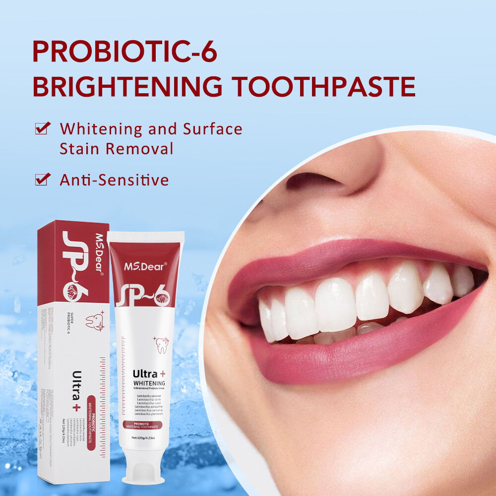 3Pack Whitening Teeth Probiotics Breath Remove Toothpaste SP-6 Refreshing Teeth