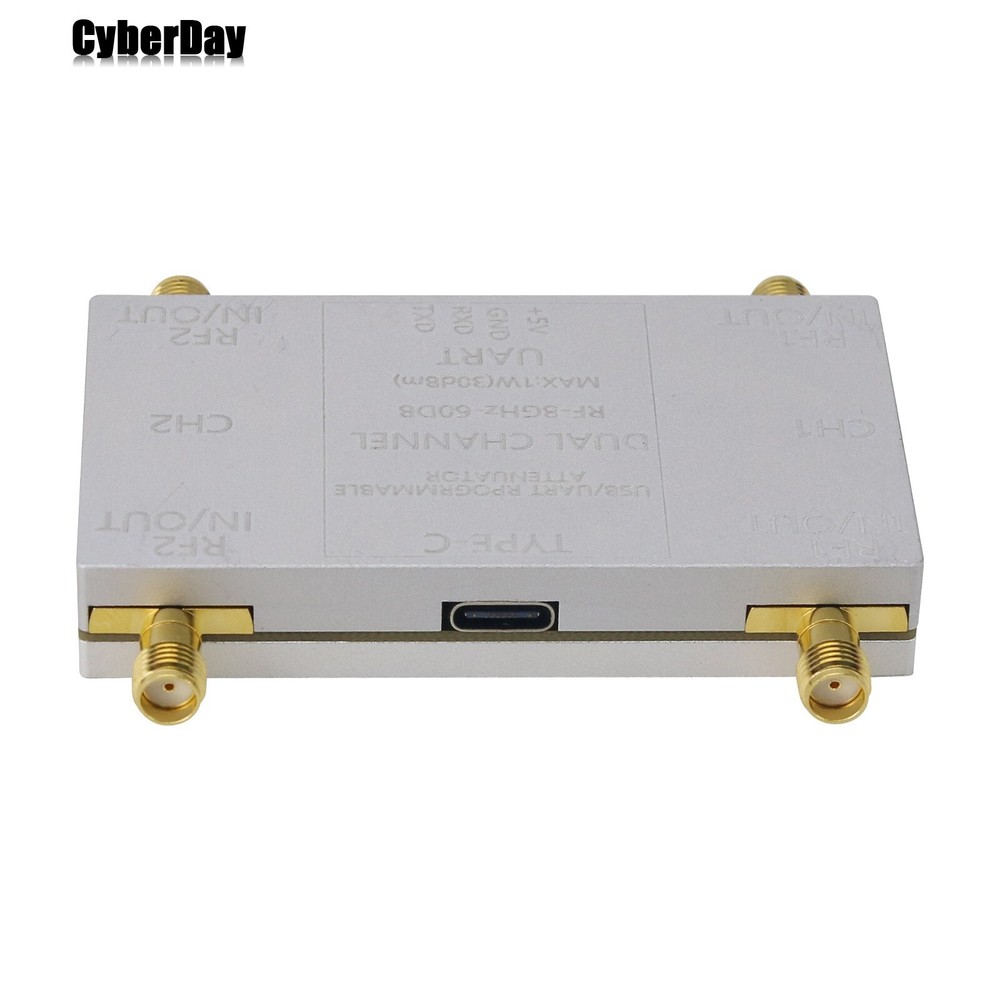 RF-8GHz-60DB Dual Channel Programmable RF Attenuator (Main Unit + ) for PC