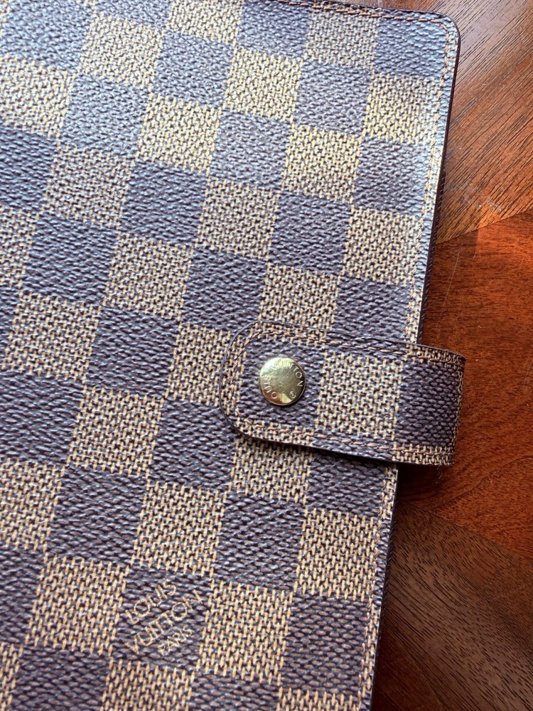 Louis Vuitton Damier Ebene Agenda Planner MM