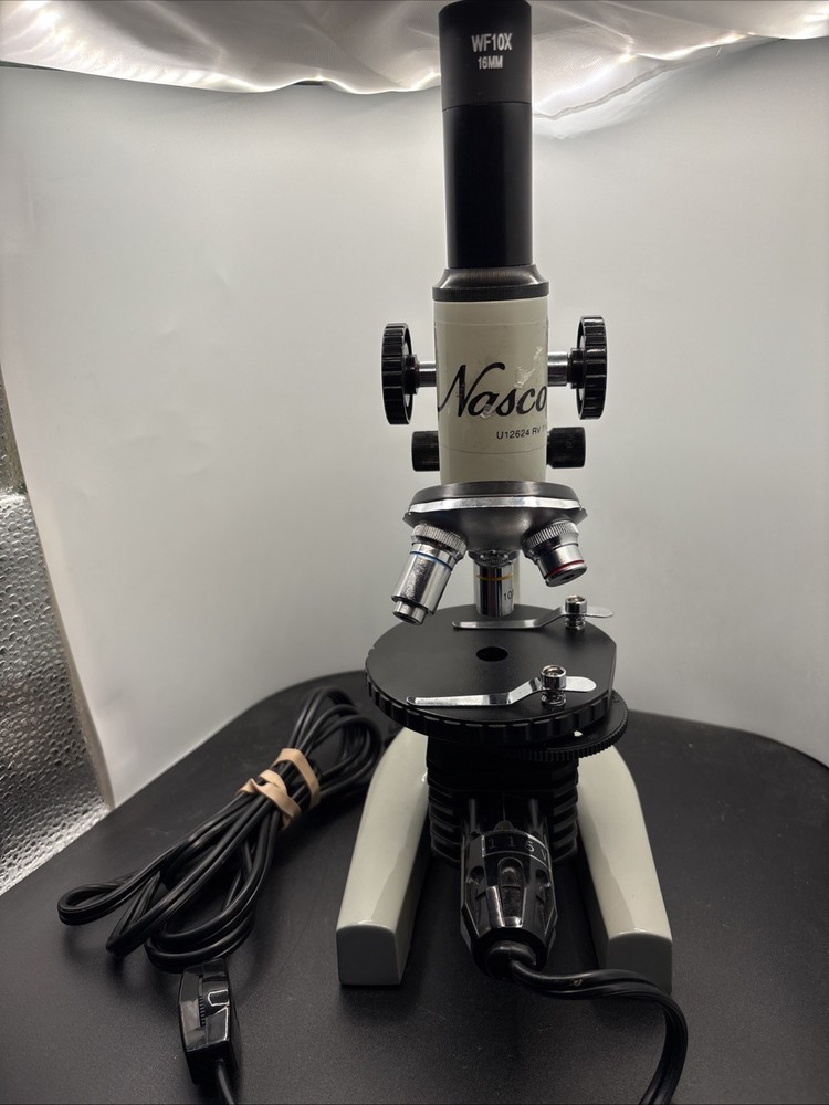 Nasco Elementary Mirror Microscope Tested Works