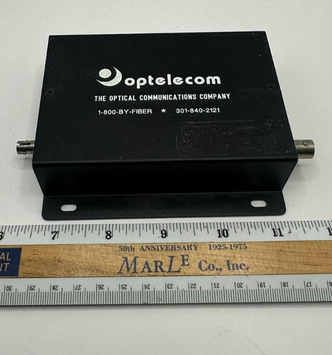 Optelecom Audio Video Receiver Fiber Optic Interface