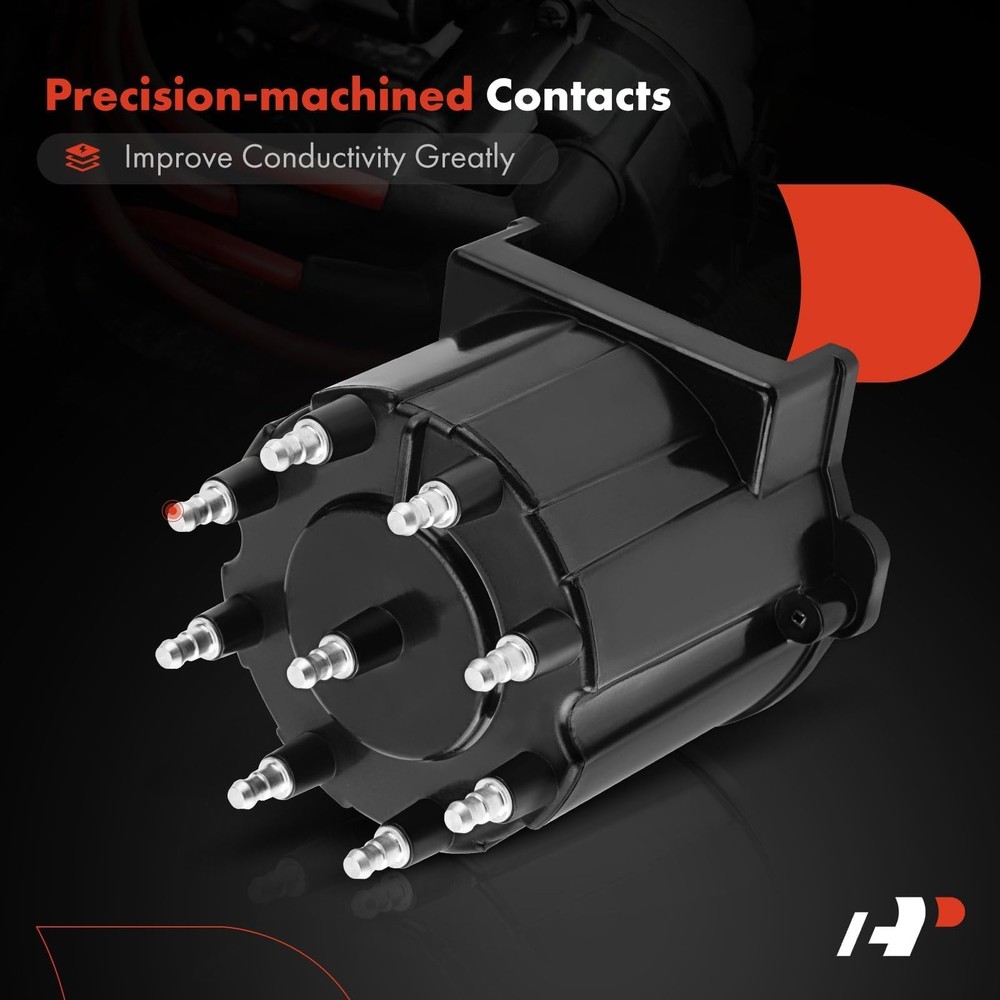 A-Premium Ignition Distributor Cap Compatible with GMC, Chevy & Cadillac...