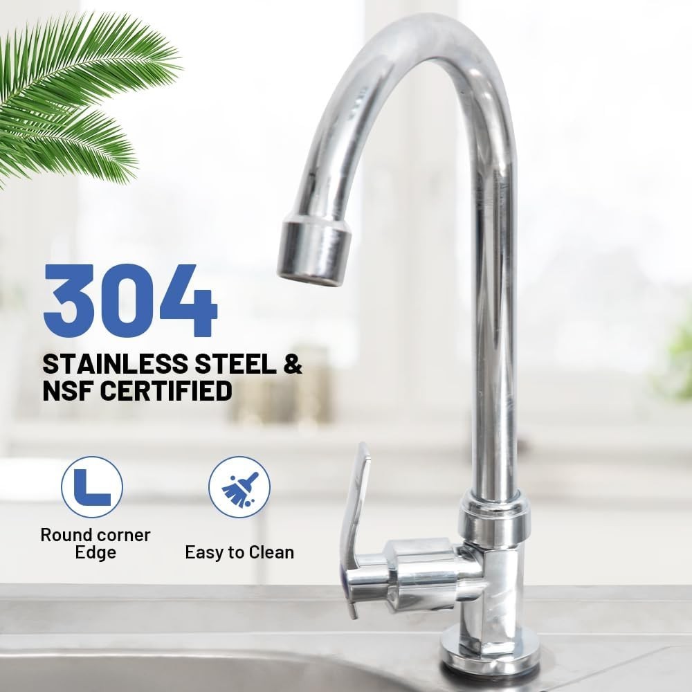 31x17x30 inStainless Steel Utility Sink Single Freestanding Commercial Sink Set