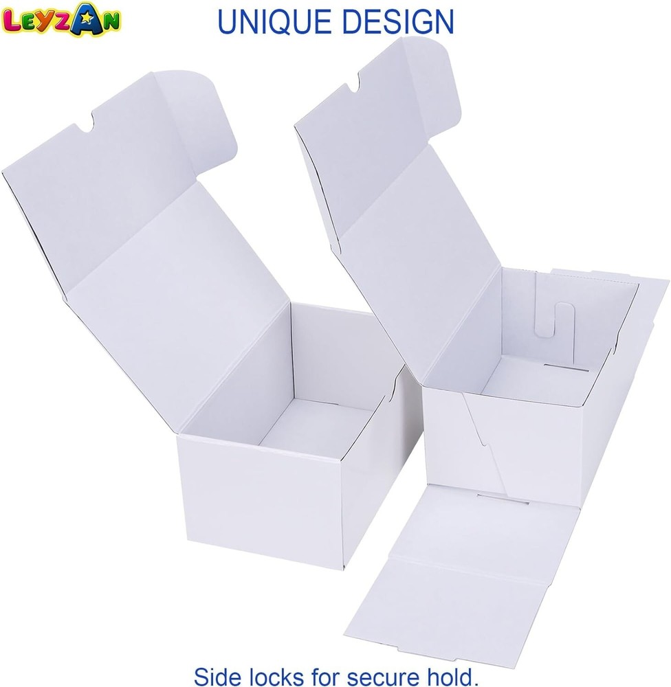 Stackable and Dustproof 8-Pack Cardboard Top Loaders for Trading Card Organizing