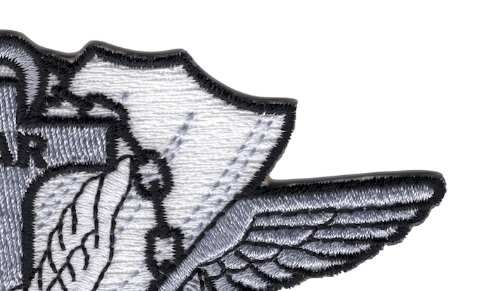 SAR Search & Rescue Swimmer Silver Badge Patch