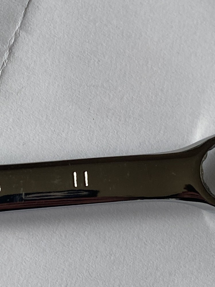 11mm Halfords advanced Chrome Spanner 12 Point combination spanner.