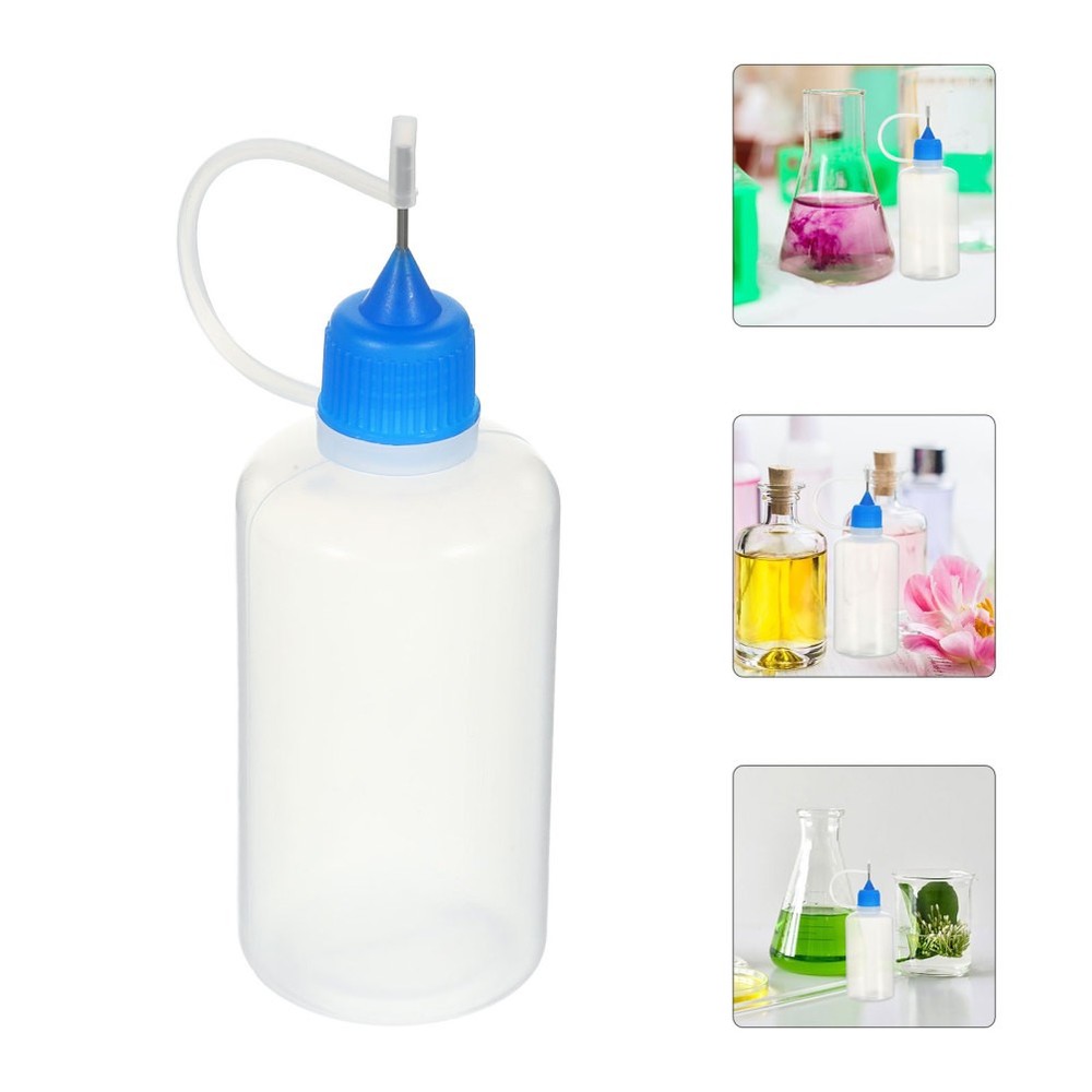 10 Pcs Plastic Squeeze Bottles Refillable Glue Dispenser for Crafts