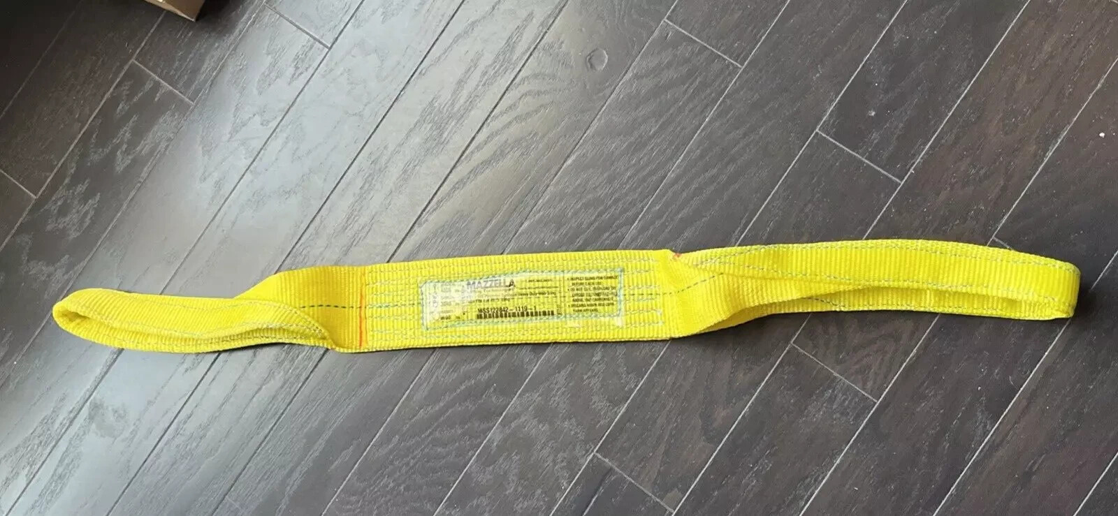 Mazzella EE1-903 x 3’ Polyester Synthetic Web Sling 3" Wide 3’ Long Flat Eye New