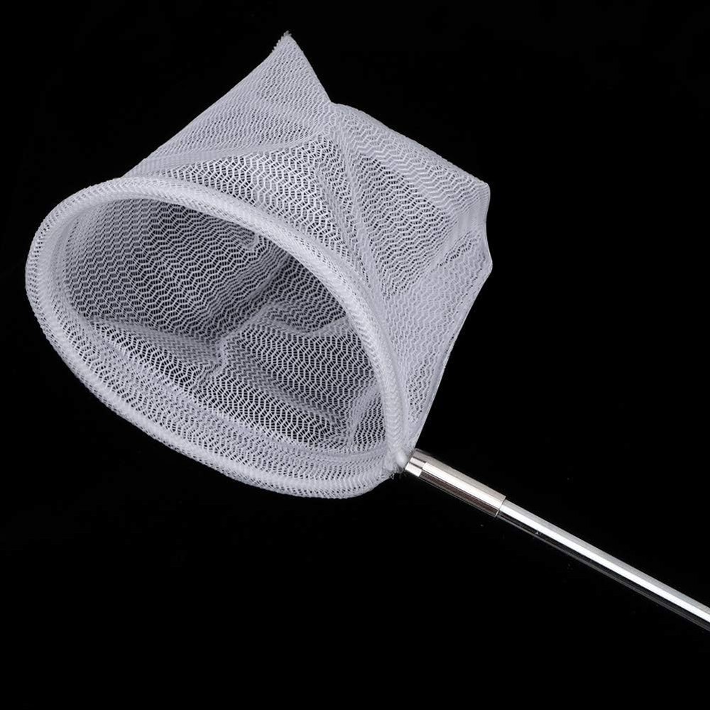 01 Fishing Net, Catch Long Handled Net Retractable Red