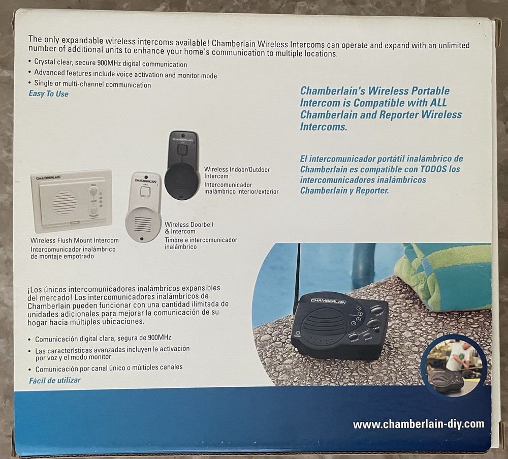 Chamberlain Wireless Portable Intercom
