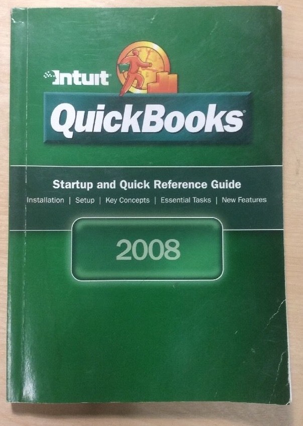 Intuit QuickBooks 2008 Startup And Quick Reference Guide BooksByDecade.com