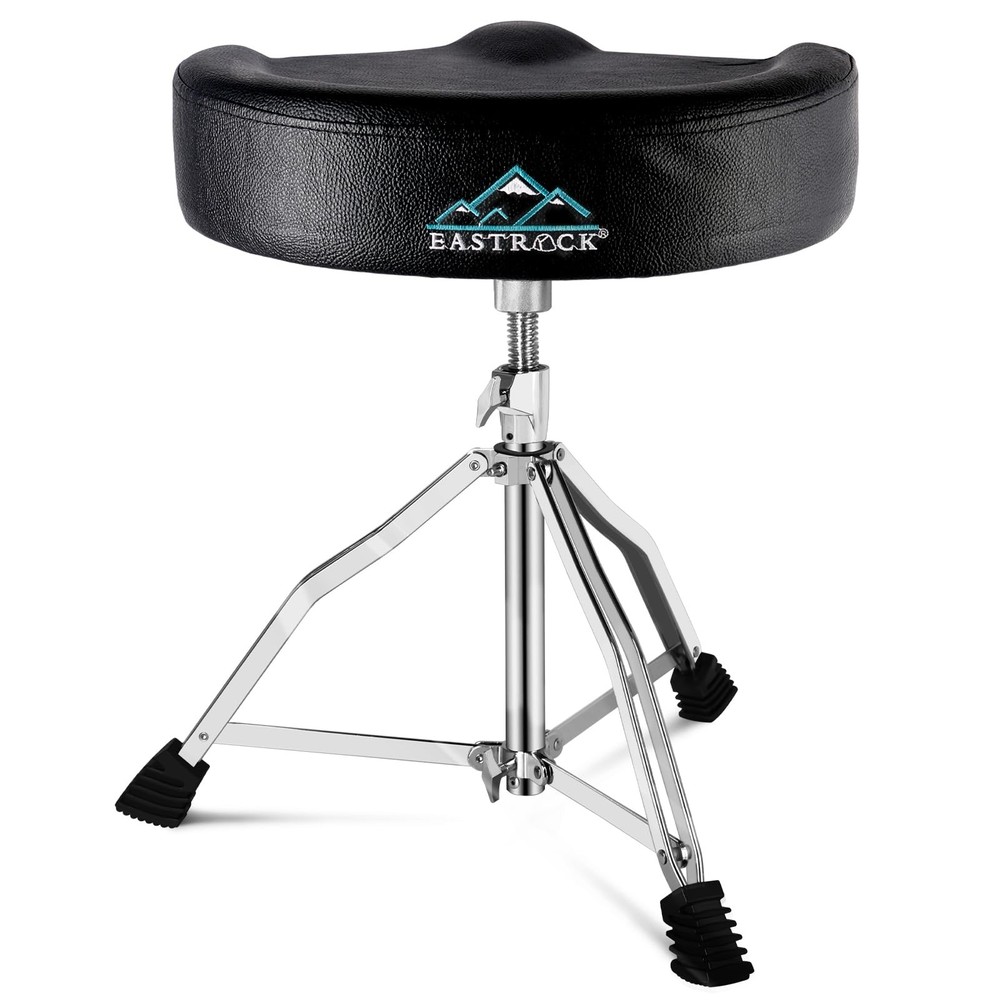 Drum Throne Adjustable Height, Drum Stools Rotatable Padded Motorcycle Style ...