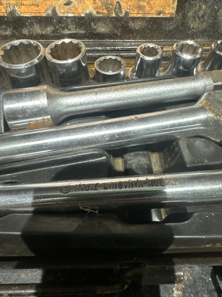 Vintage Tool Star Japan 15-piece socket and attachment set Ref Cs7
