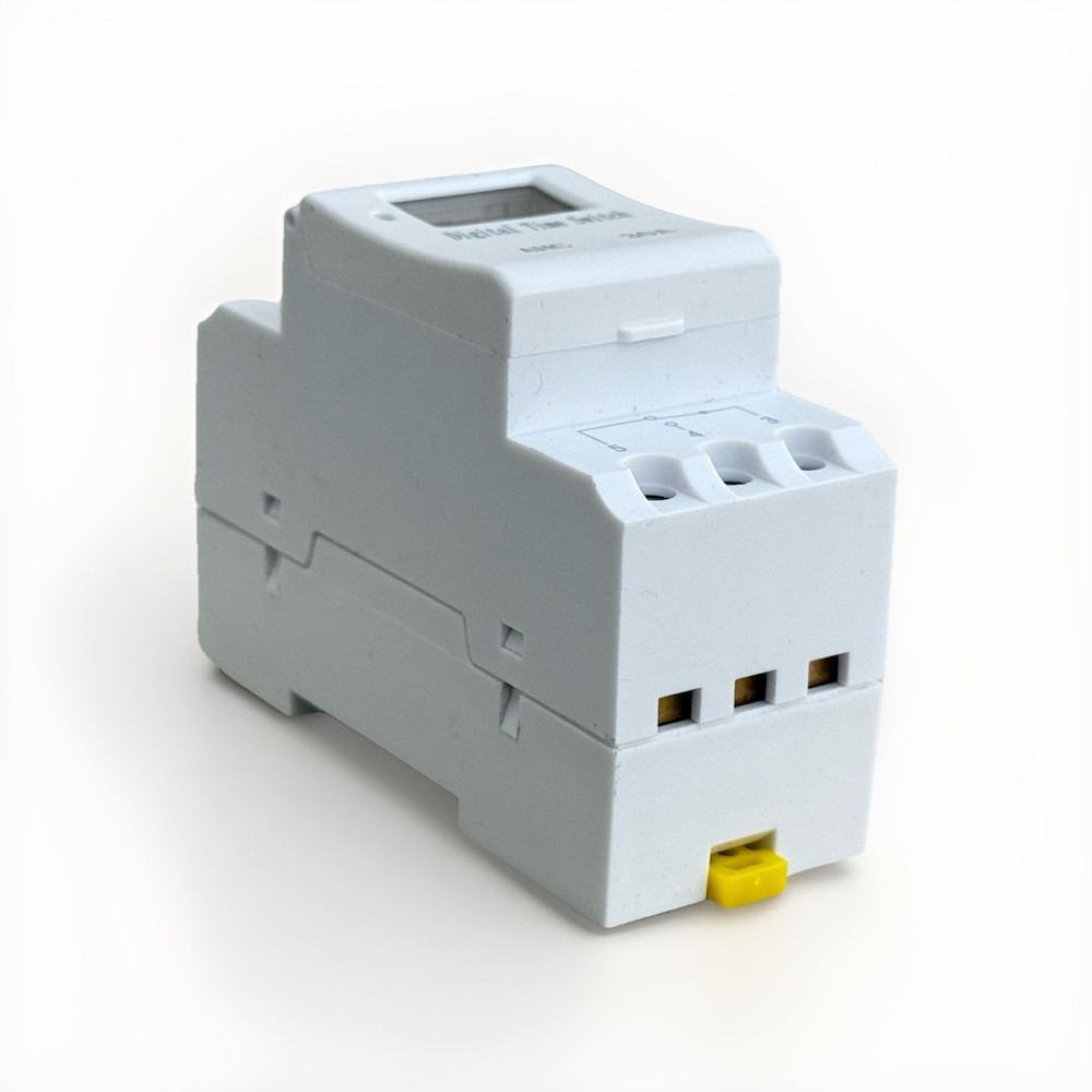 Digital LCD Programmable Weekly Timer 220V 30A Time Relay Switch Din Rail Mount