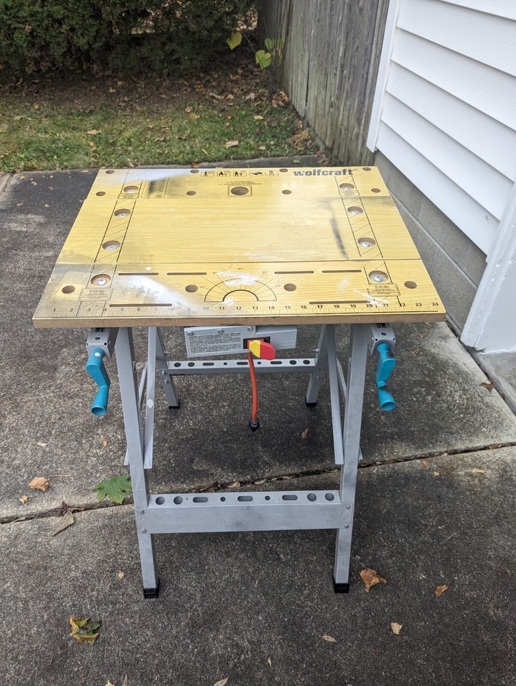 Wolfcraft Workbench with Electric Box
