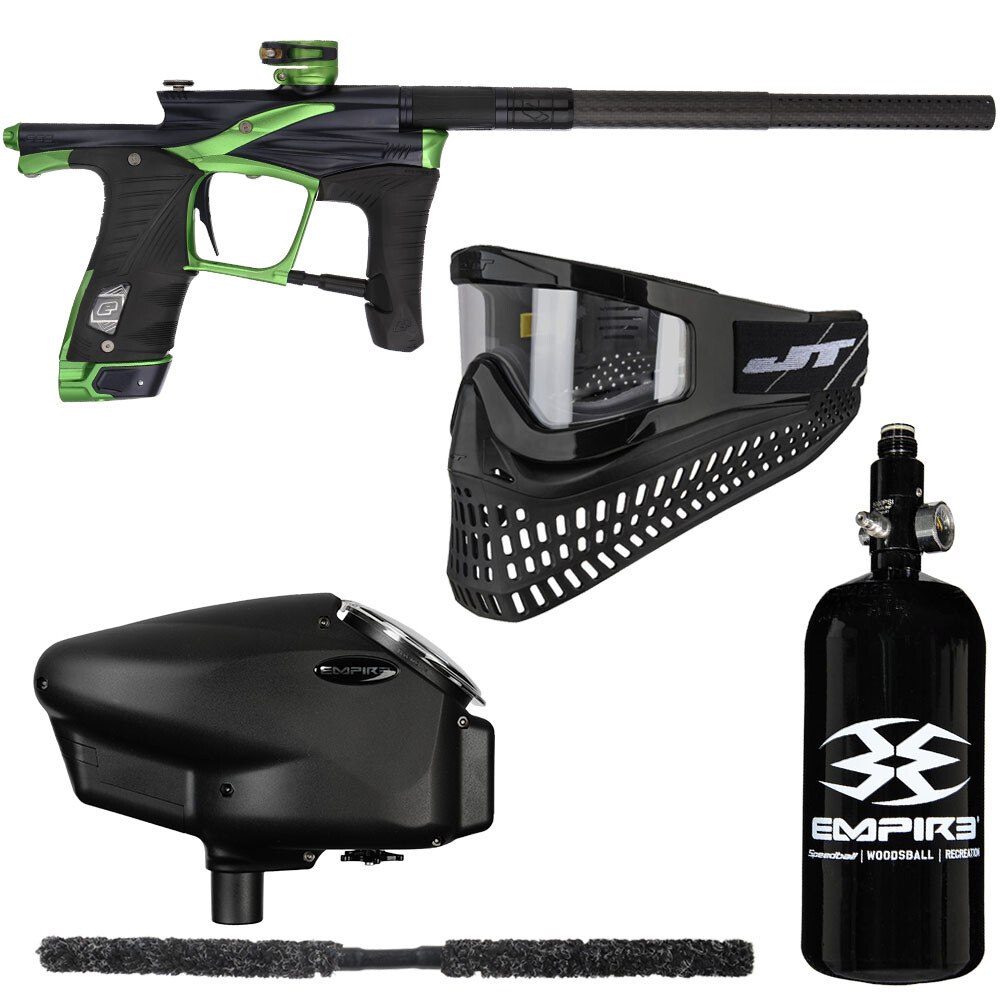 NEW PLANET ECLIPSE EGO LV1.6 SUPER PAINTBALL GUN PACKAGE KIT - EMERALD