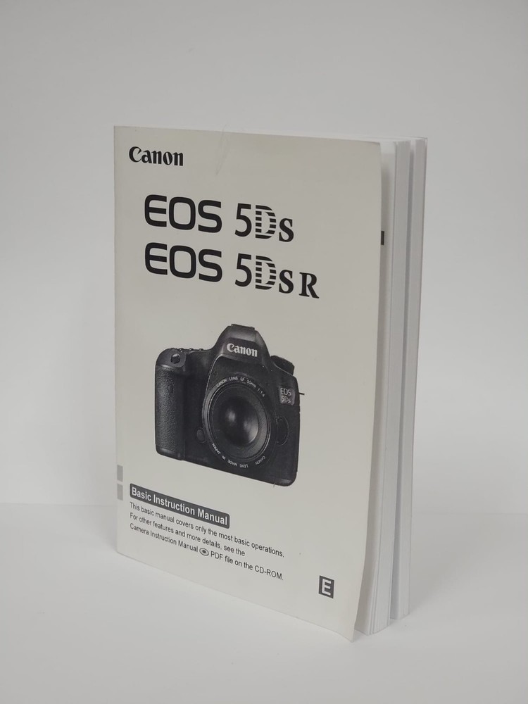 Canon EOS 5Ds Instruction Owners Manual EOS 5Ds Book  NEW