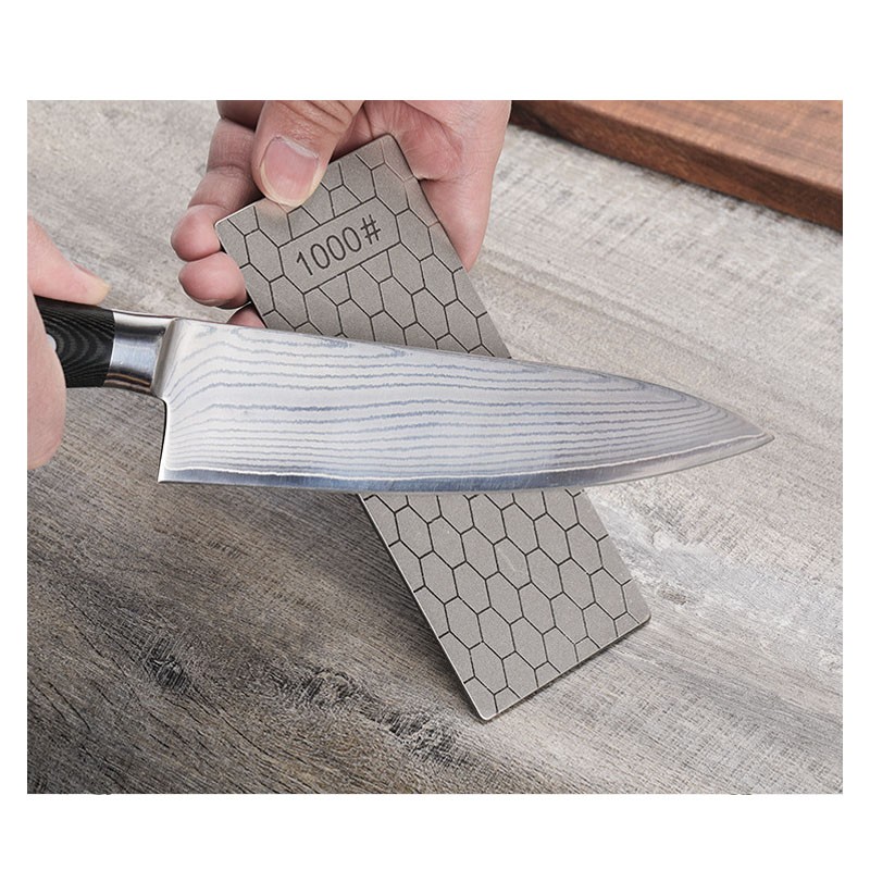 3Pcs Home Use Honeycomb Emery Abrasive Blades Rectangular Design Polishing