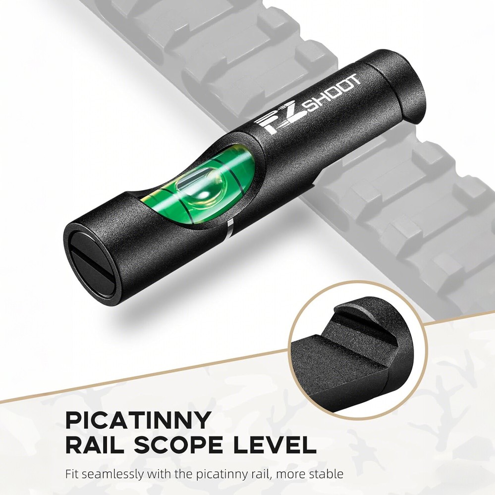High Precision Scope Bubble Level & Universal Magnetic Scope Leveling Tool Combo