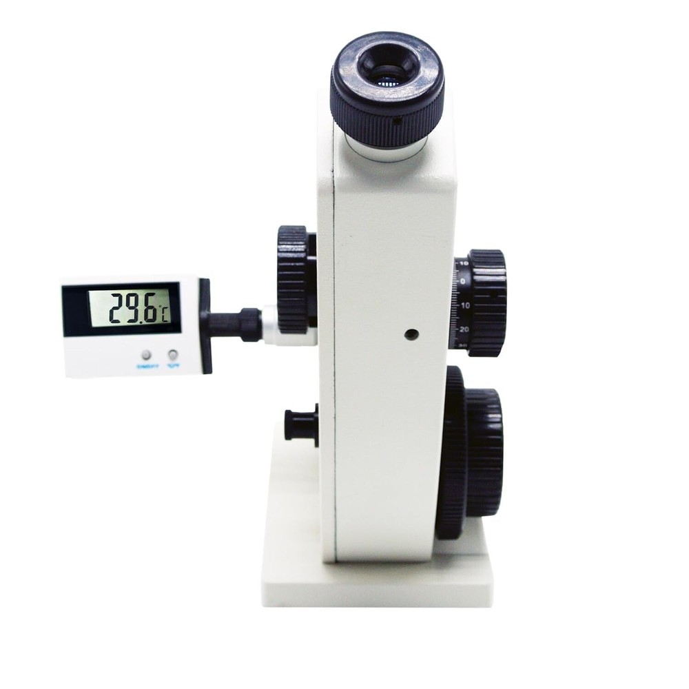 Abbe Refractometer Lab Abbe Refractometer Monocular with Accuracy(nD) ±0.0002