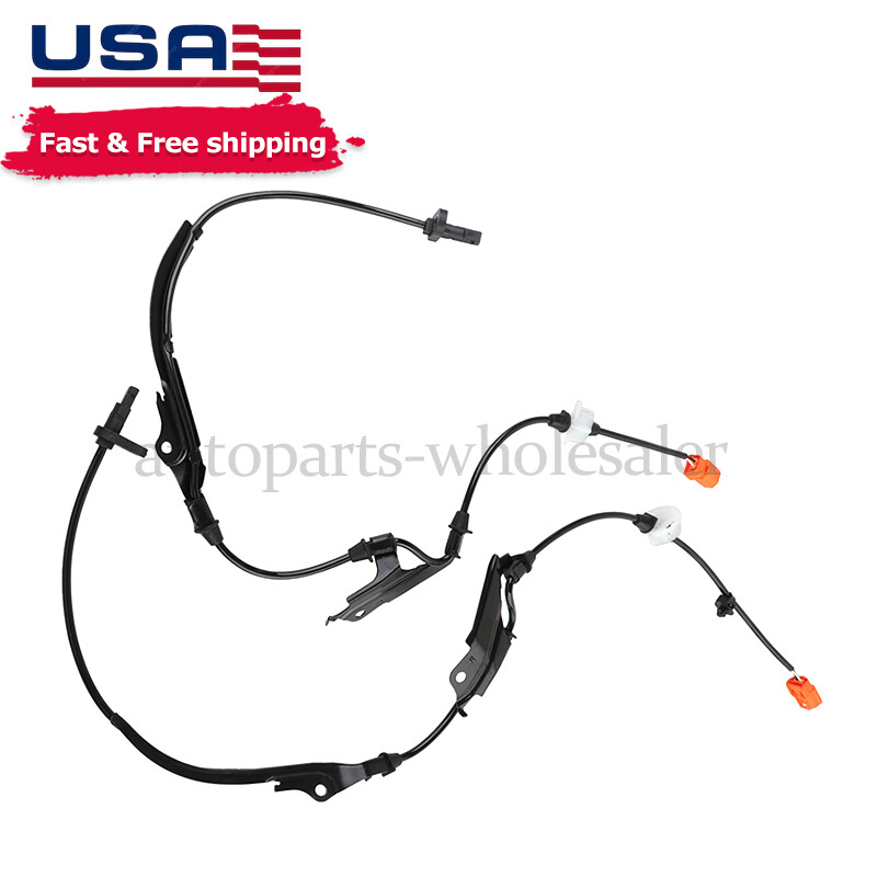 Front ABS Wheel Speed Sensor Pair Set of 2 For Honda Accord Acura TSX Sedan 4dr