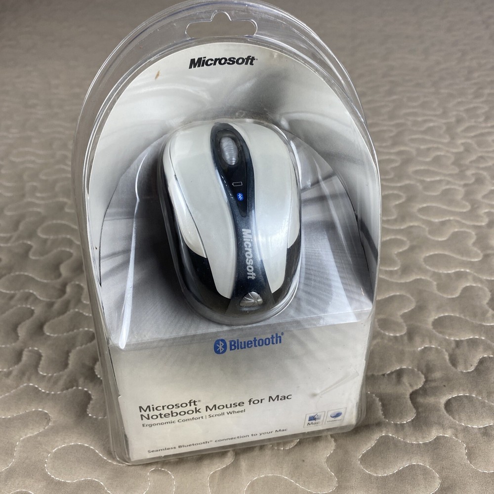Microsoft Bluetooth Notebook Mouse For Mac 5000 Apple Compatible Model 1077
