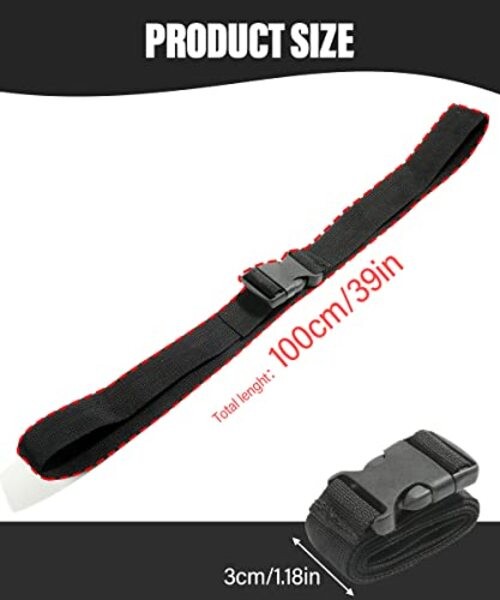 39 Inch Battery Tie Down Strap - Quick-Release Polypropylene Webbing, Safely