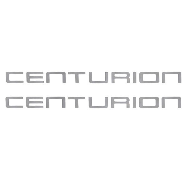 Ski Centurion Boat Raised Decals Silver 2047-20976 - Pair