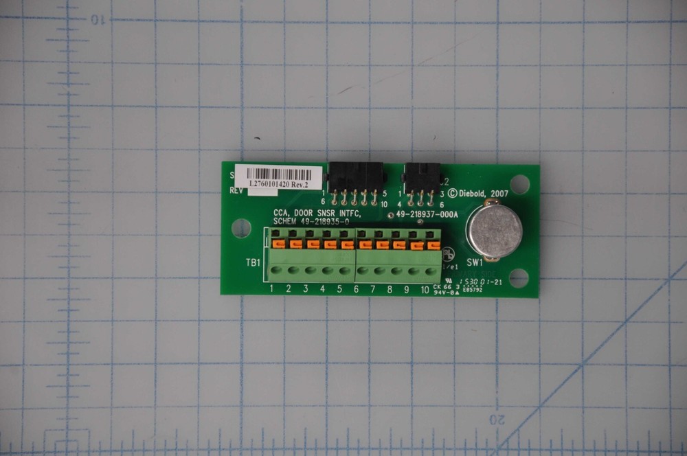DIEBOLD - CCA, DOOR SENSOR INTFC 49-218937-000A