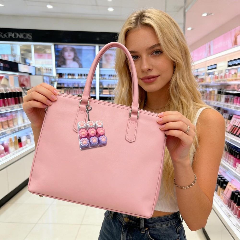 Button Keyboard Fidget Clicker Mechanical Keyboard Fidget Keychain