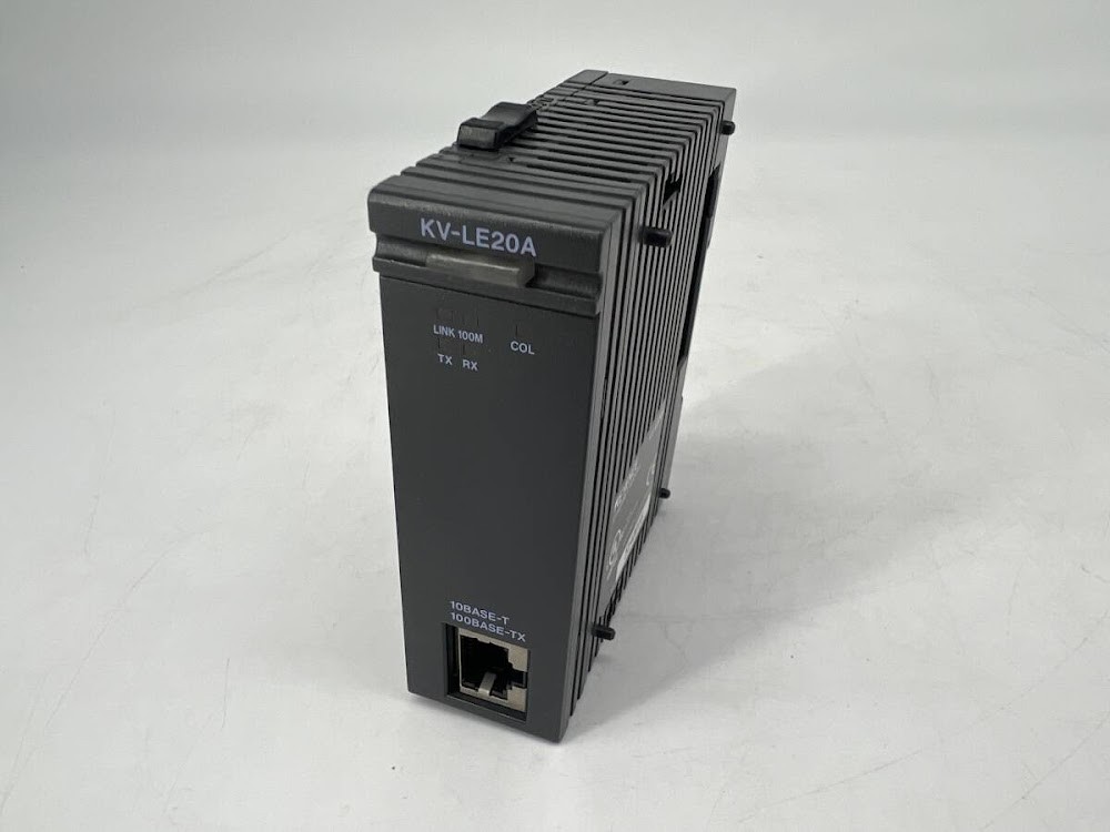 KEYENCE KV-LE20A Ethernet Unit PLC Module Tested USED