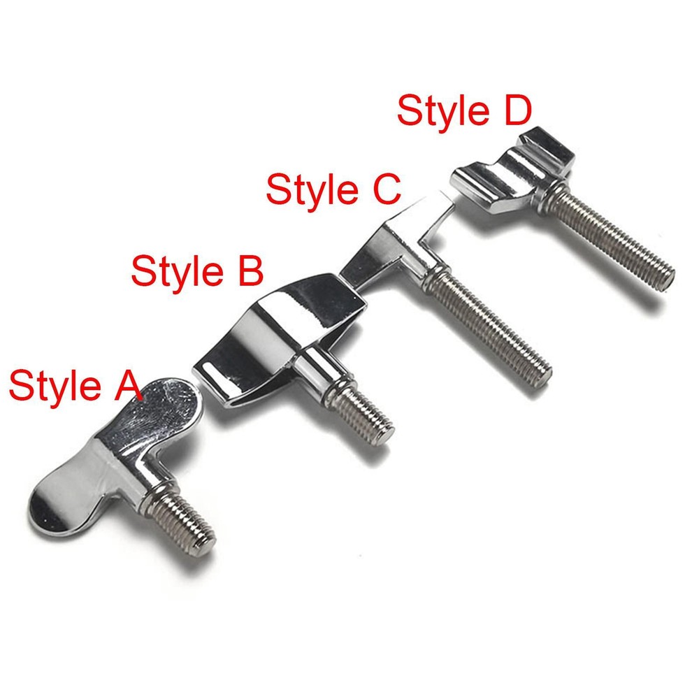 Drum Cymbal Stand Wing Nuts Nut Screw Quick Release M6 Replacement Percussion