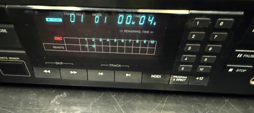 Denon DCD-1500 CD Player NO/Remote (Japan) Tested Working Nice Condition