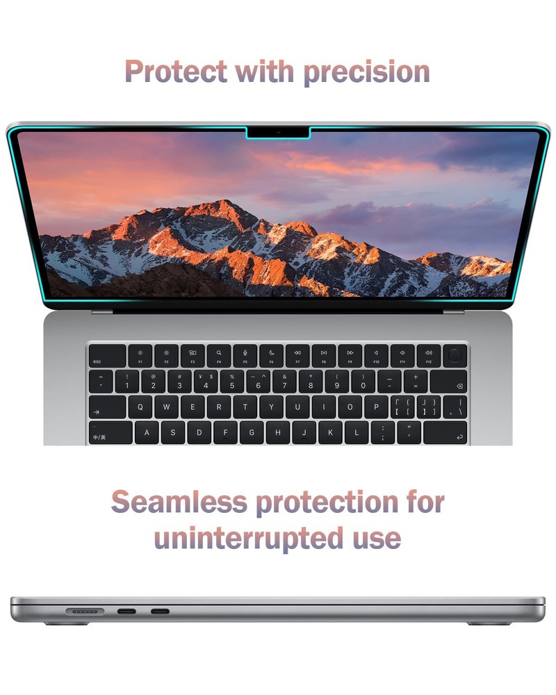 2-Pack Anti Blue Light Matte Laptop Screen Protector Compatible with 2016-201...