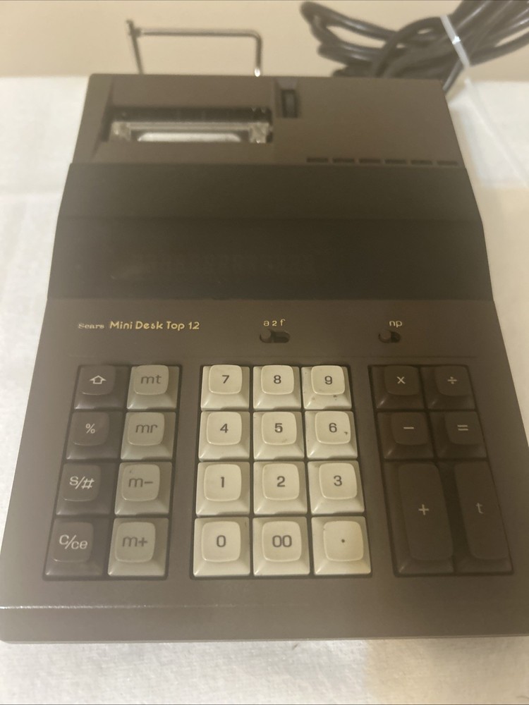 Vintage Sears PD 10 Adding Machine/Calculator Good Condition!