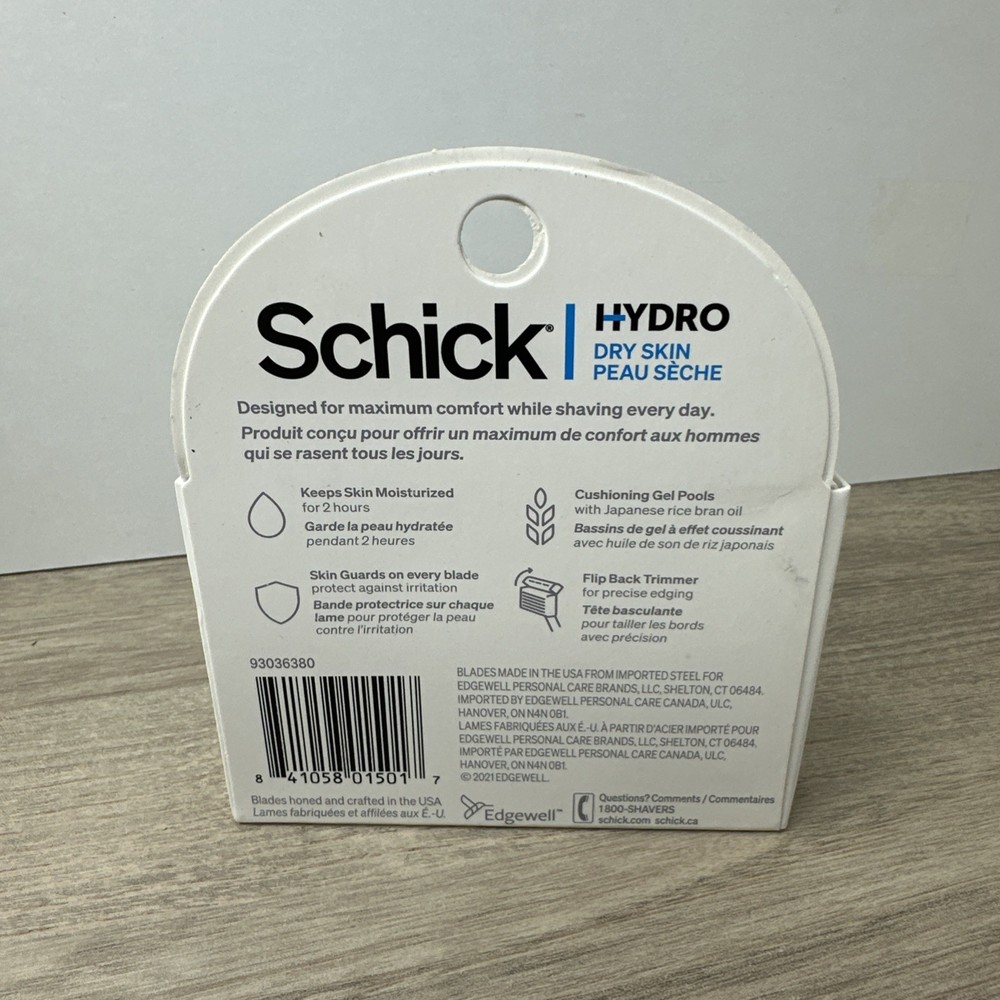 Schick Hydro 5 Refill Razor Blade 4 Cartridges