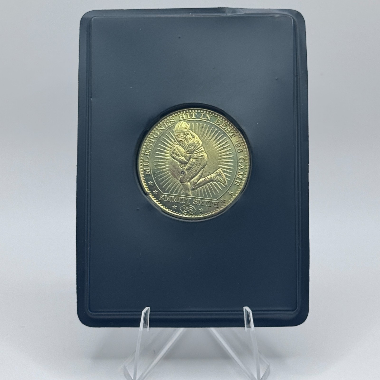 Pinnacle Mint NFL Coin Lot (25) - 1990s Barry Sanders, Marino, Emmitt Smith