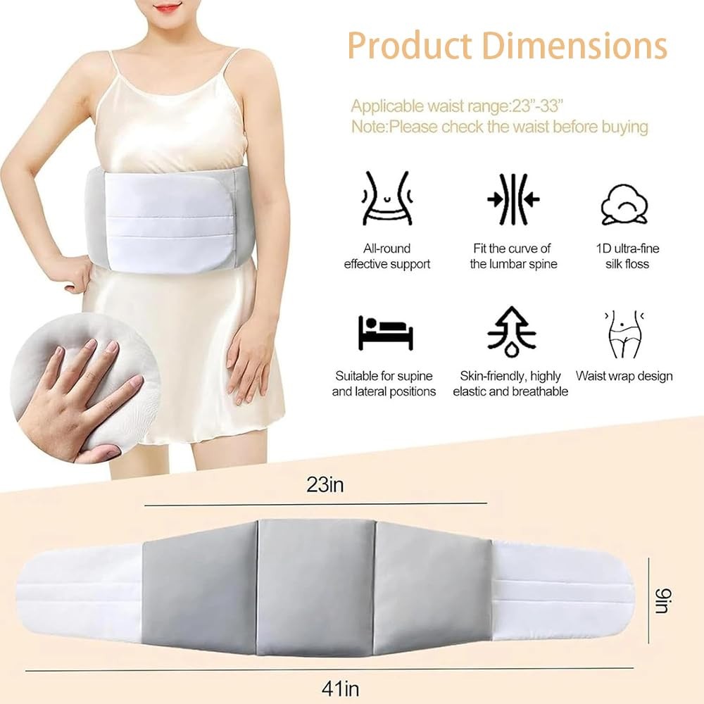 Aromacore Sleeping Back Support Pillow, Adjustable Lumbar Support Cushion wit...