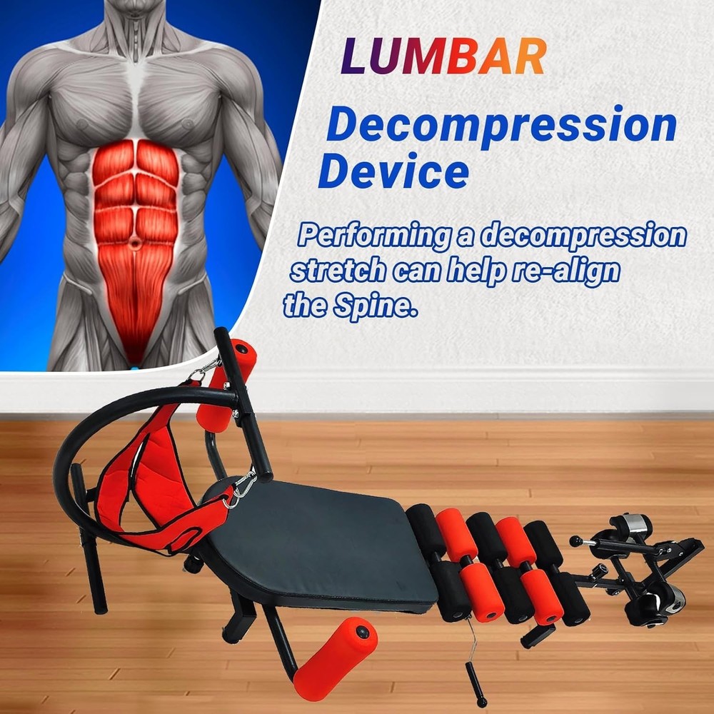 Lumbar Decompression Table with Cervical Traction by Lumbar Bench Pro|Realign...