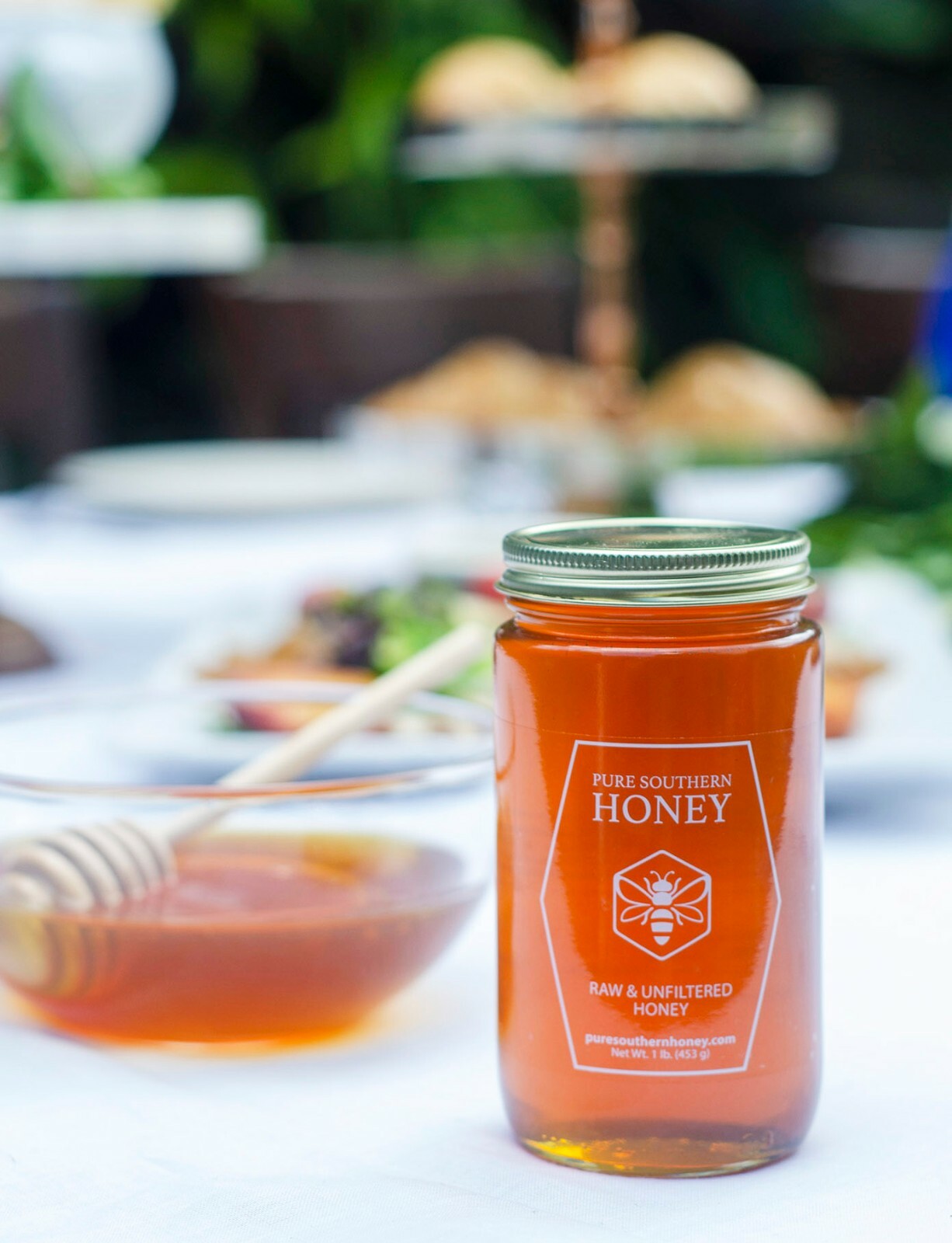 Raw & Unfiltered Honey 1lb. by Pure Southern Honey, New 2024 Crop