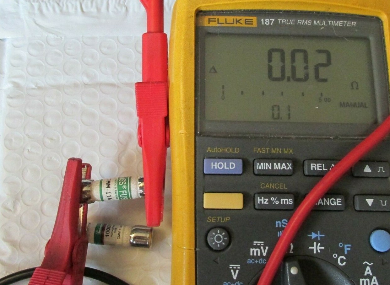 Fluke DMM-11A 803293 Bussmann Fuse 11 Amp 1000 Volt 2-PACK (Lot of 2) DMM-11AR