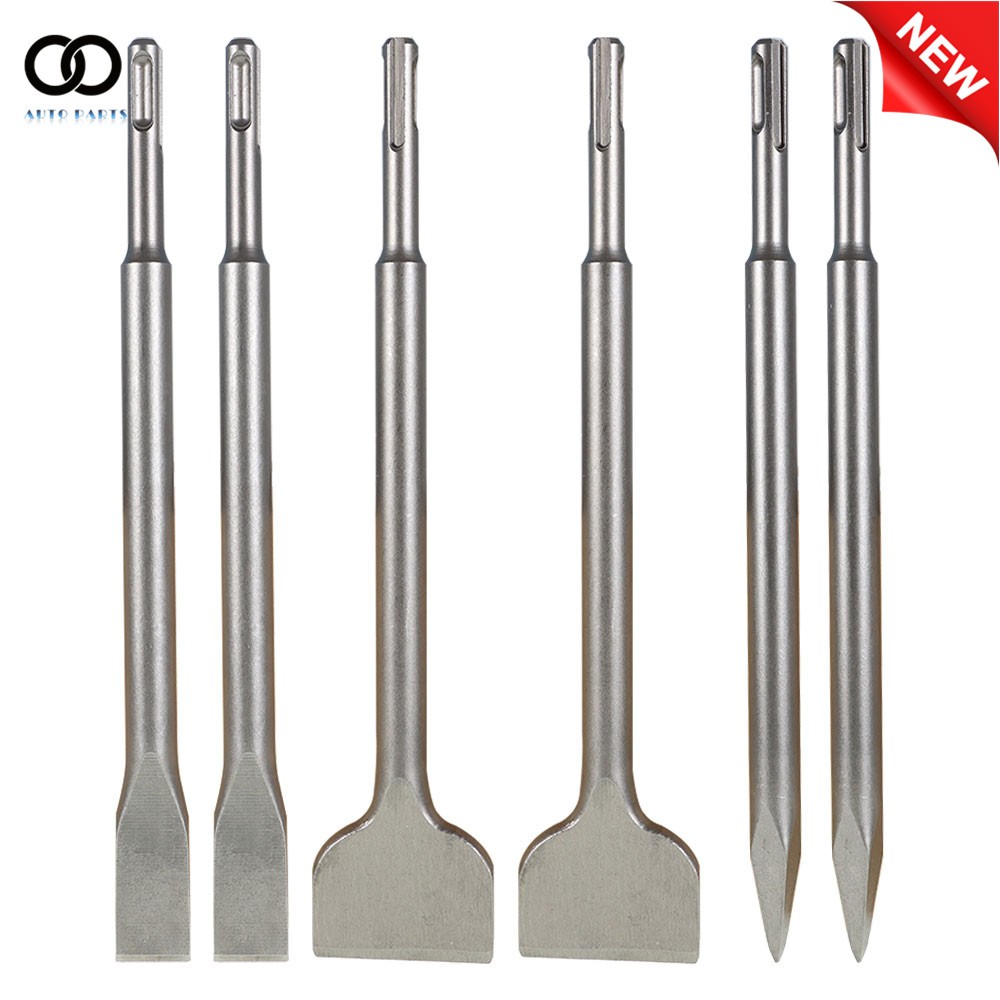 6Pcs SDS plus Chisel Set Concrete Drill Bit Set Rotary Hammer Bits High quality