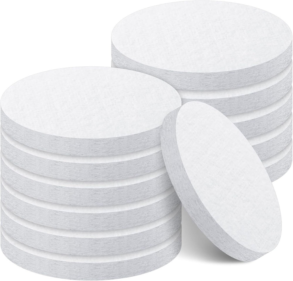 25PCS Ceramic Wool Wick for Tabletop Fire Pit, Table Top Firepit Sponge WHITE