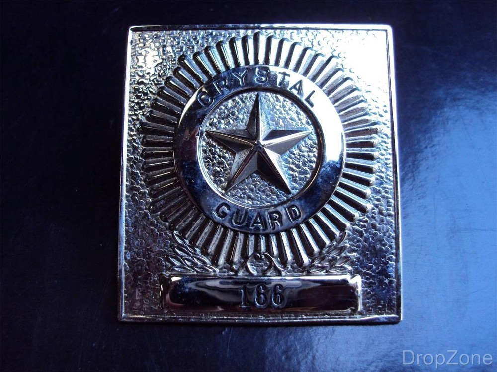 US Crystal Guard Security Badge