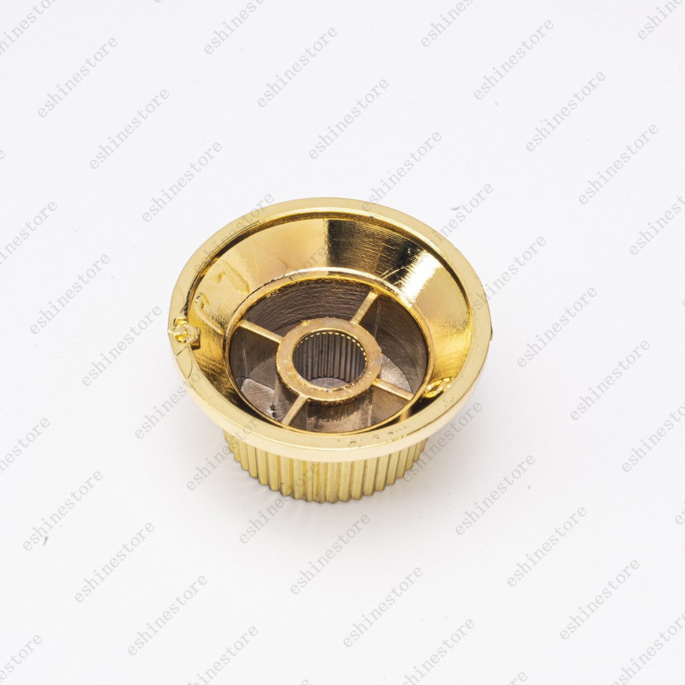 Chrome Gold Strat Style Electric Guitar Knobs Volume Tone Knobs for Stratocaster