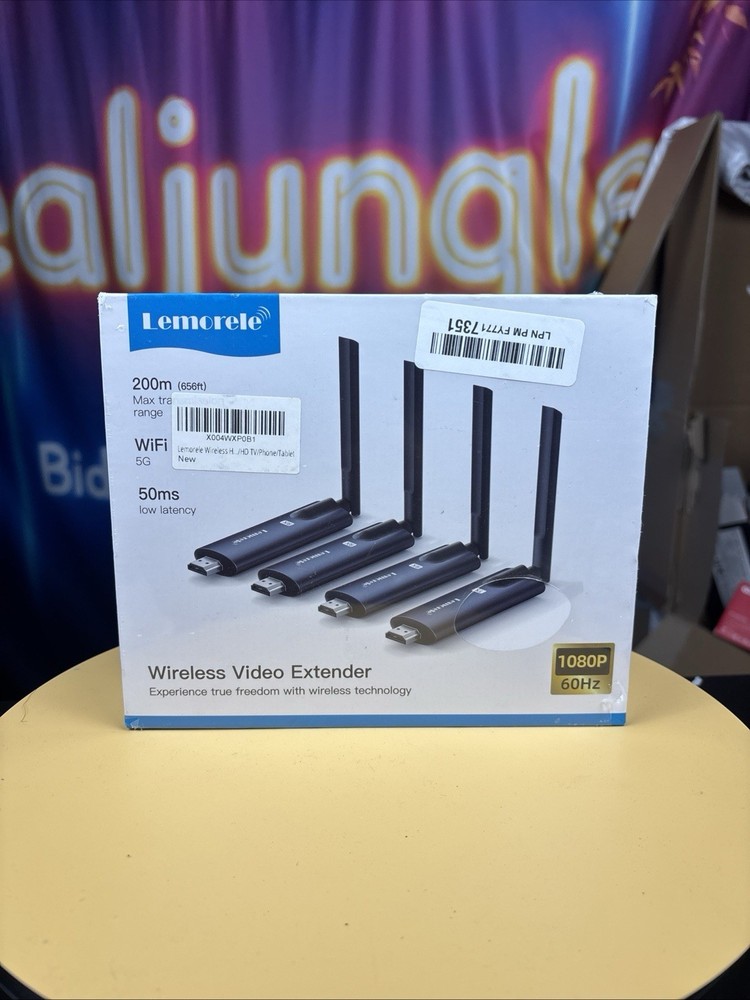 Lemorele Wireless HDMI Transmitter and 4 Receivers