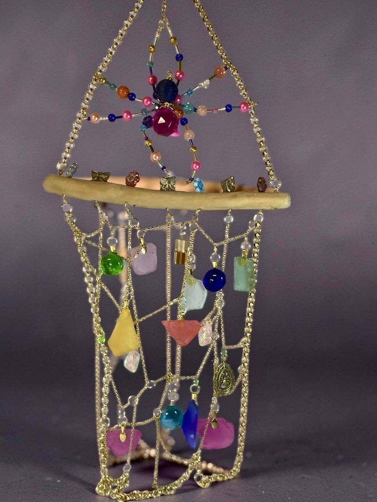 Beaded Spider Suncatcher