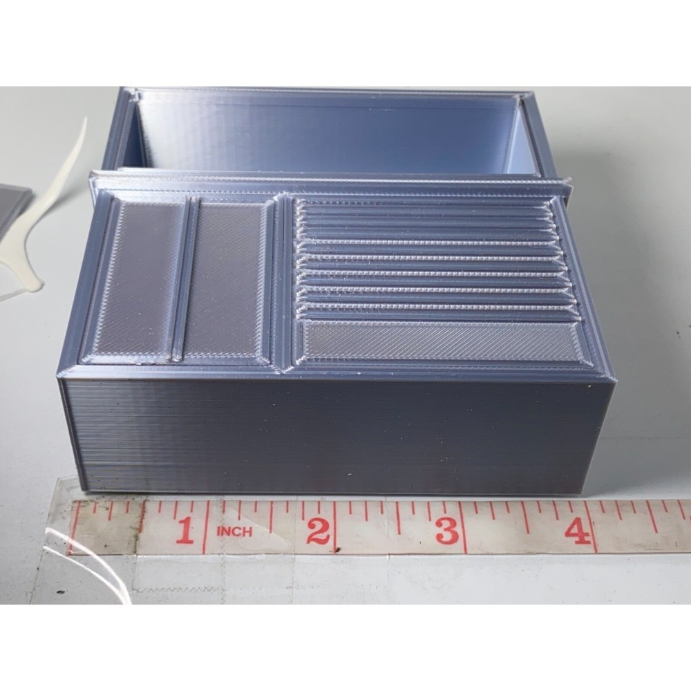 1/18 Garage Open Front Workstation Toolbox Scale Diorama Accessory (Silver)