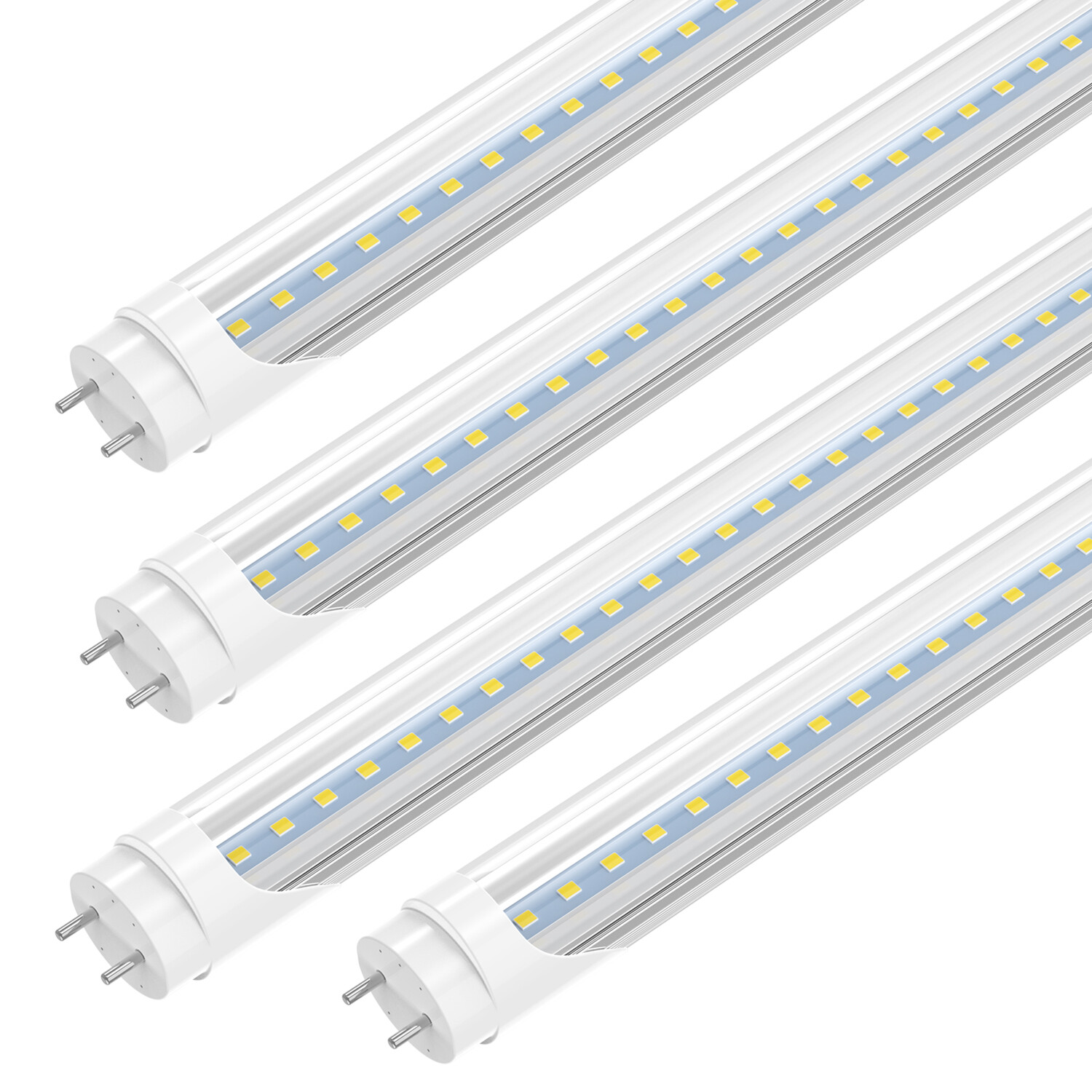 G13 T8 4 FT LED Shop Lights Bi-Pin 22W 28W LED Tube Light Bulbs 6500K Cool White