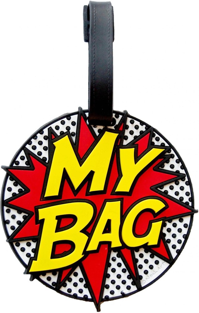 Mary Ellis Comic Book Luggage Tag